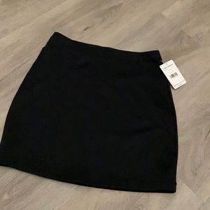 Free People Black Mini Skirt